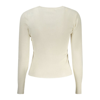 White Viscose Sweater