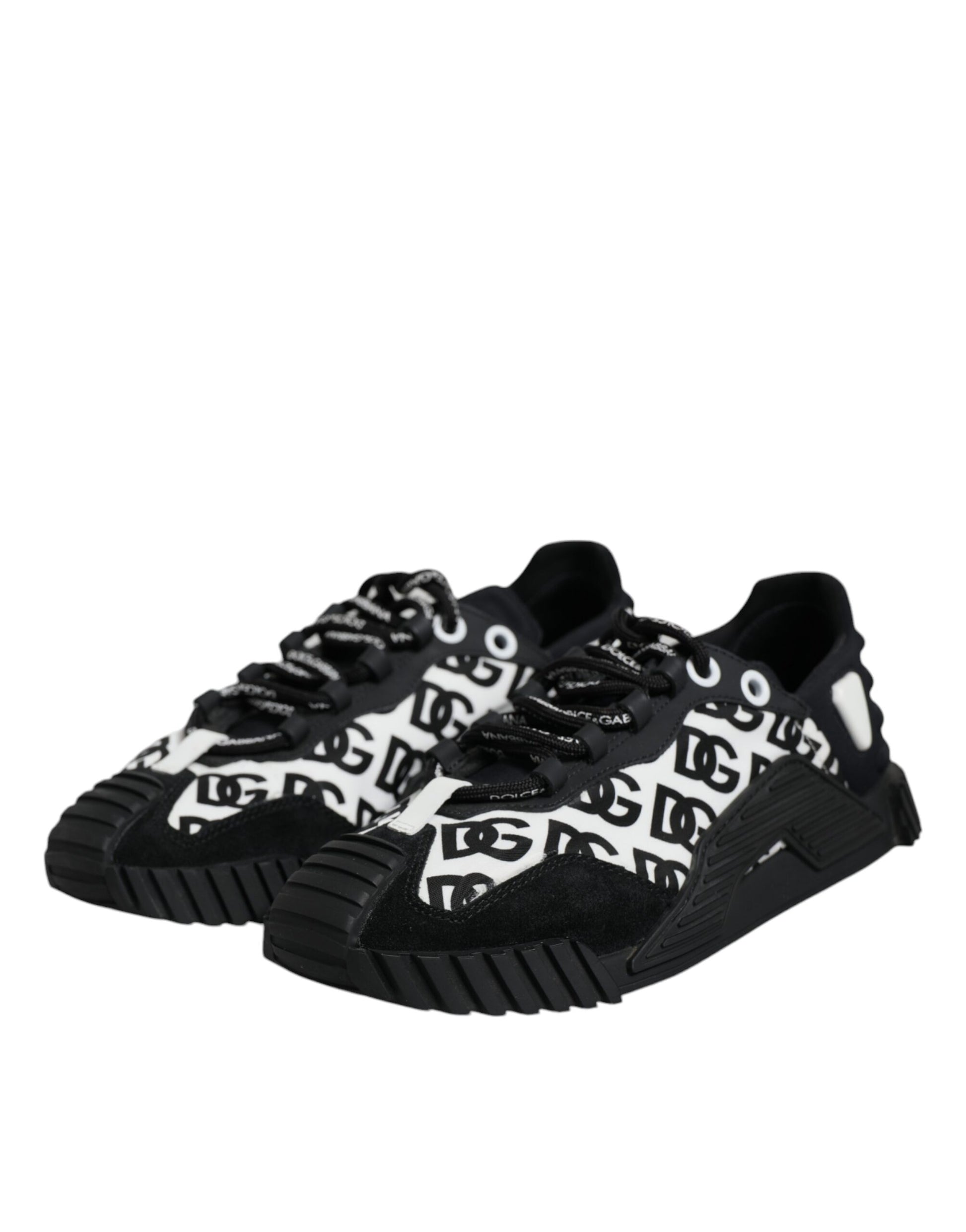 Black Logo Lace Up Low Top NS1 Sneakers Shoes