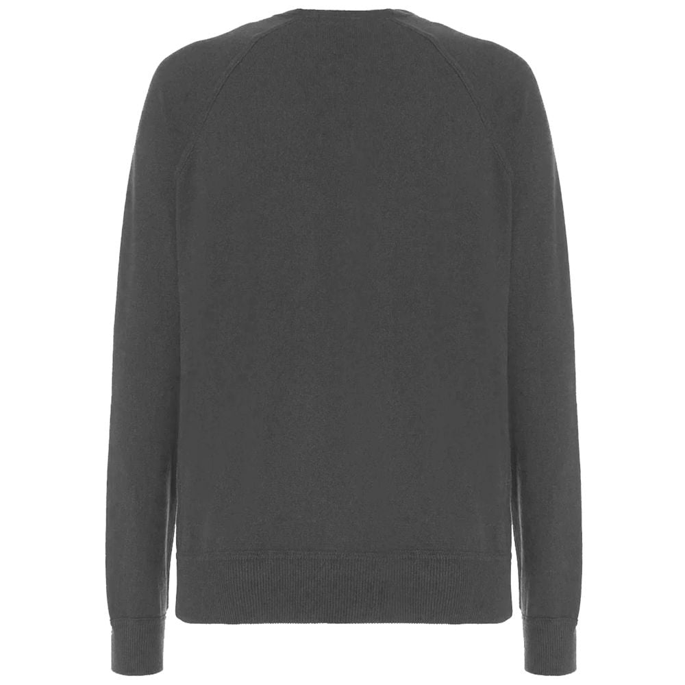 Gray Wool Men's Turtleneck Sweater