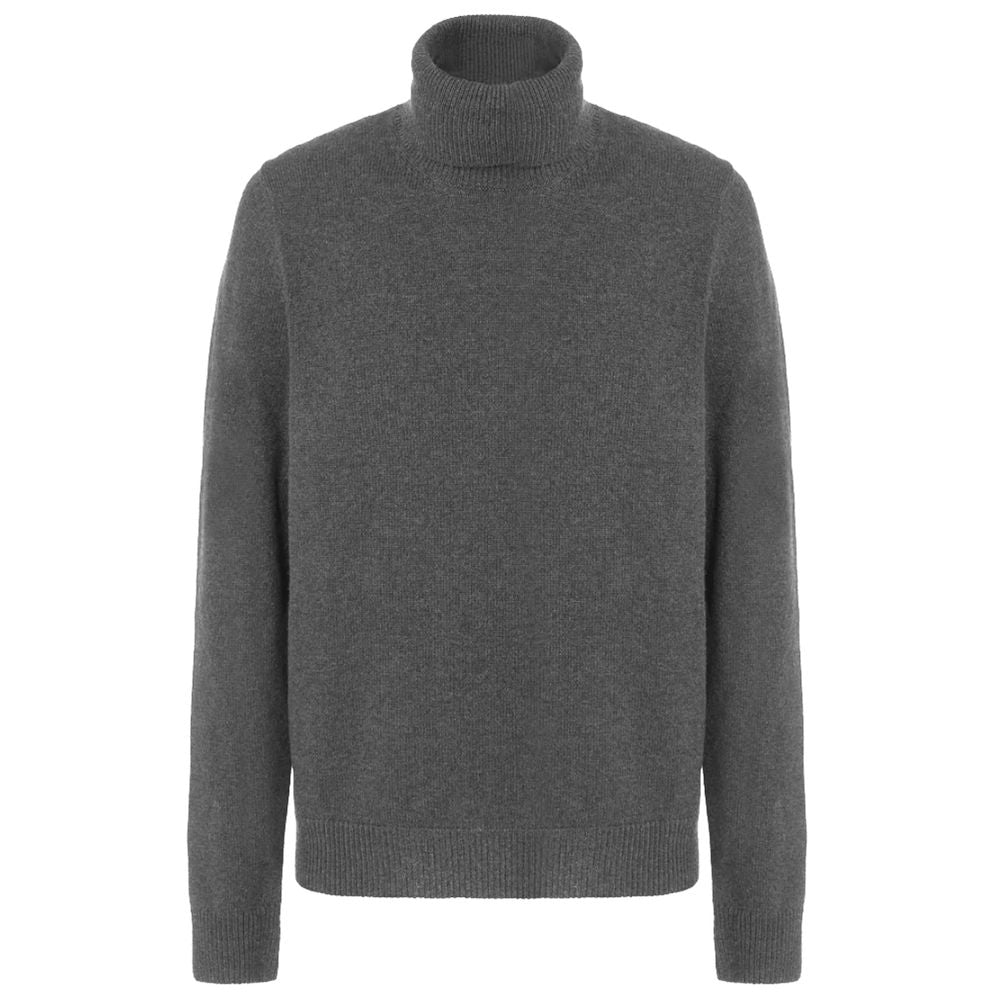 Gray Wool Men Sweater