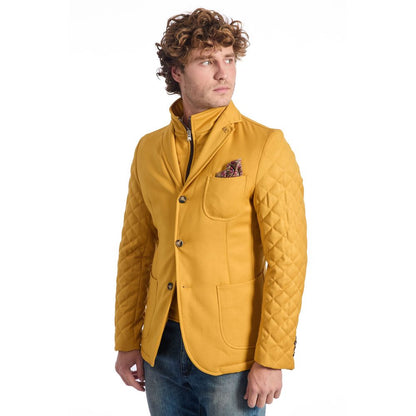 Yellow Polyester Jacket