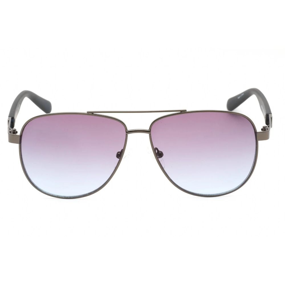 Gray Metal Sunglasses