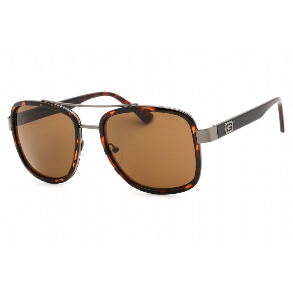 Brown Metal Sunglasses