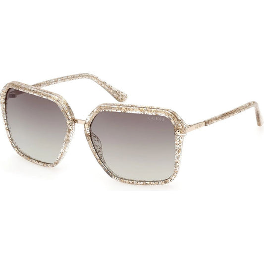 Transparent Metal Sunglasses