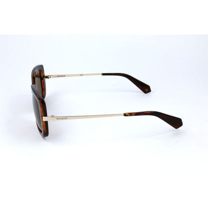 Brown Metal Sunglasses