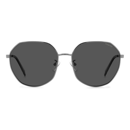 Gray Metal Sunglasses