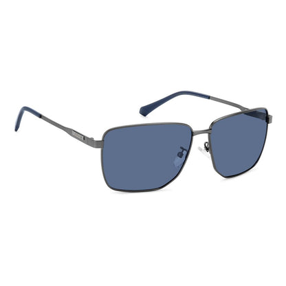 Gray Metal Sunglasses