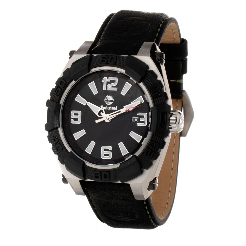 Black Leather Watch