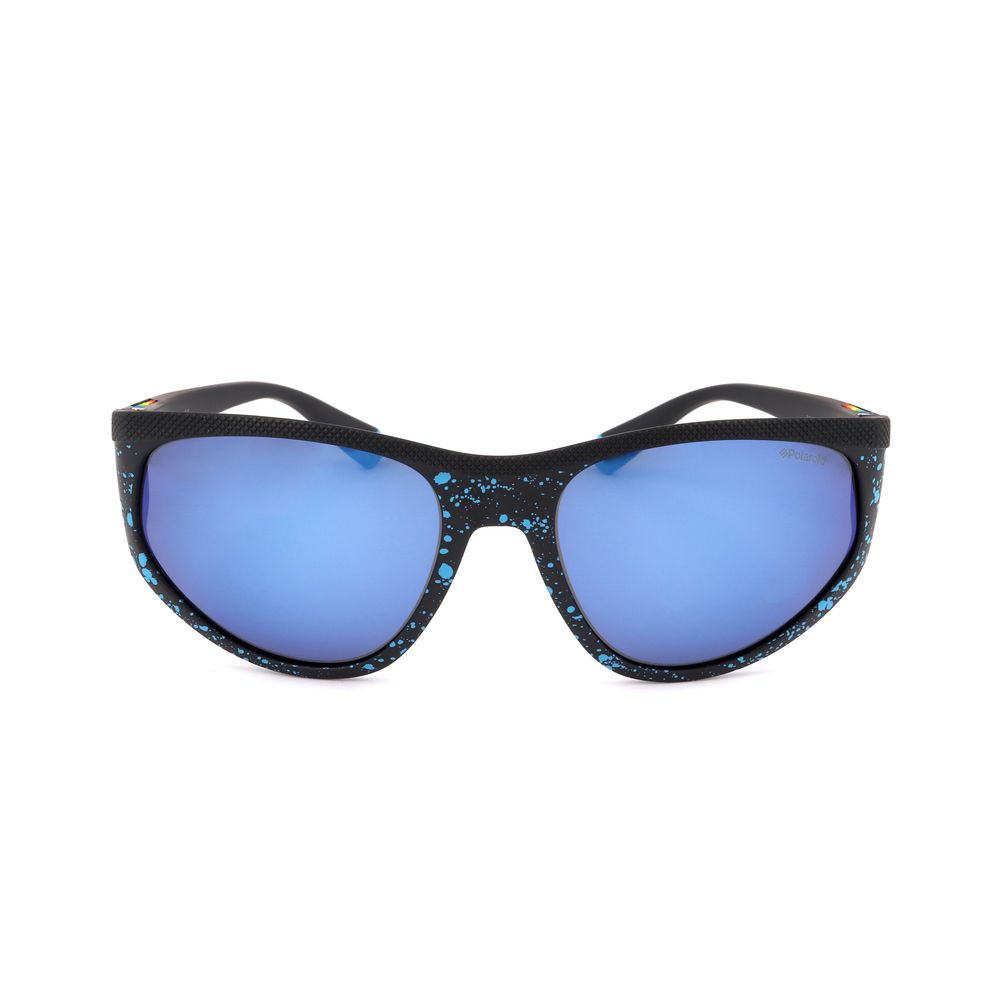 Blue Rubber Sunglasses