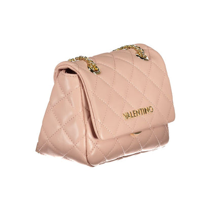 Pink Polyethylene Handbag