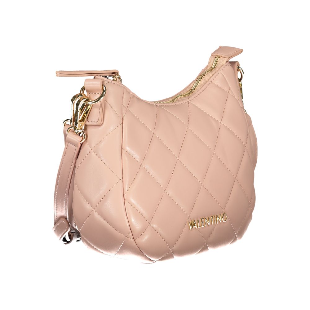 Pink Polyethylene Handbag