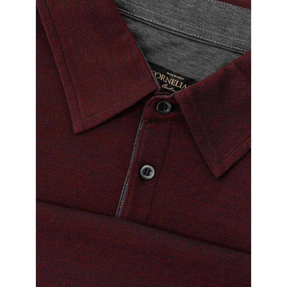 Bordeaux Wool Polo Shirt