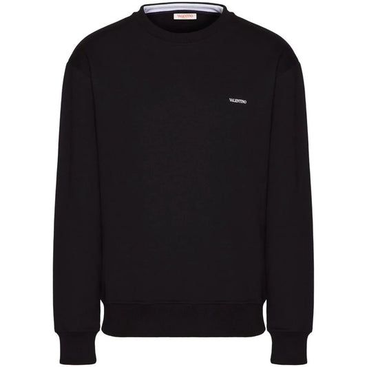 Black Cotton Sweater