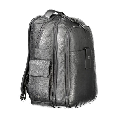 Black Leather Backpack