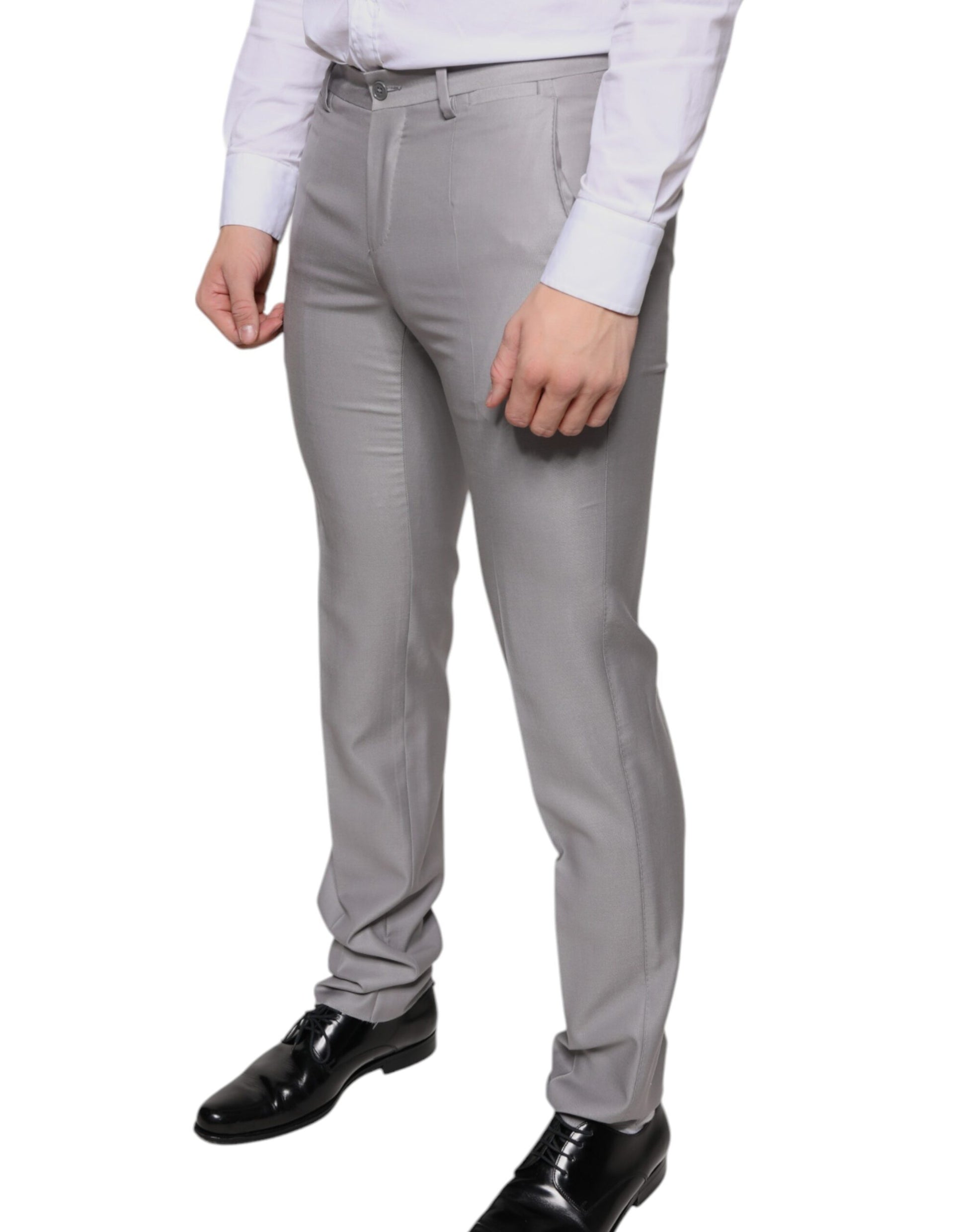 Light Gray Wool Dress Pants