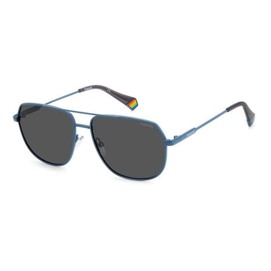 Blue Metal Sunglasses