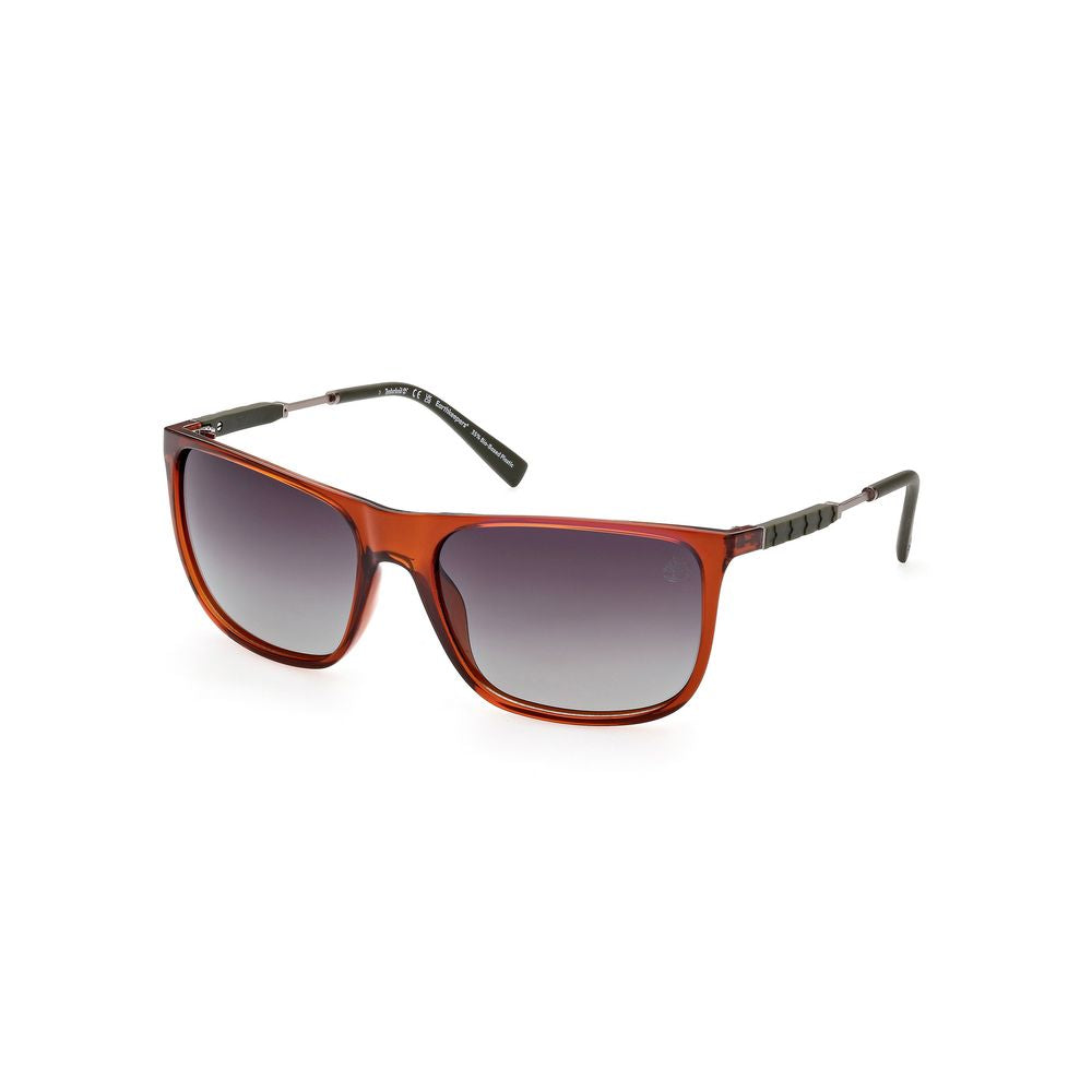 Brown Injected Sunglasses