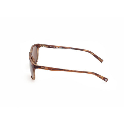 Brown Injected Sunglasses