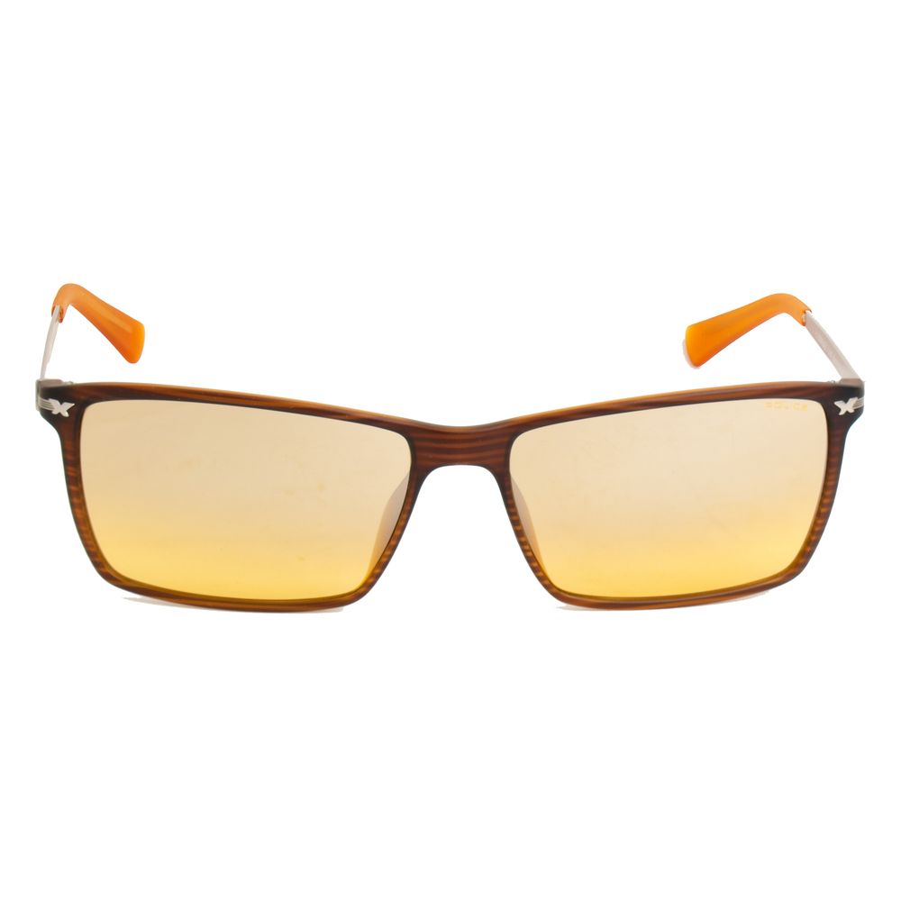 Brown Injected Sunglasses