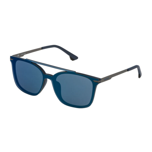 Blue Metal Sunglasses