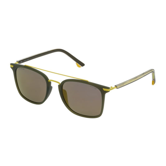 Green Metal Sunglasses