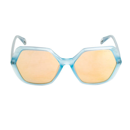 Blue Injected Sunglasses