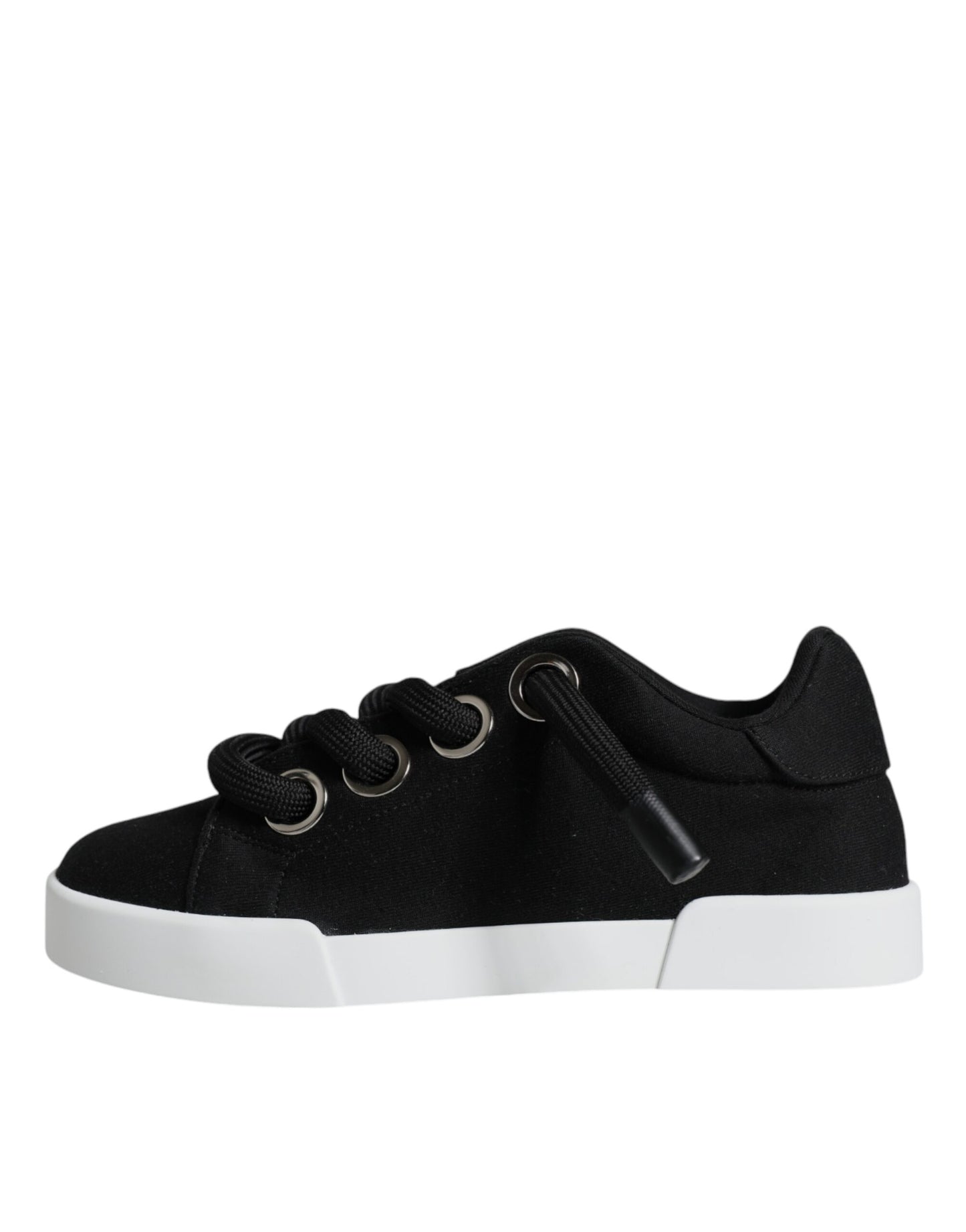 Black Portofino Low Top Sneakers Shoes