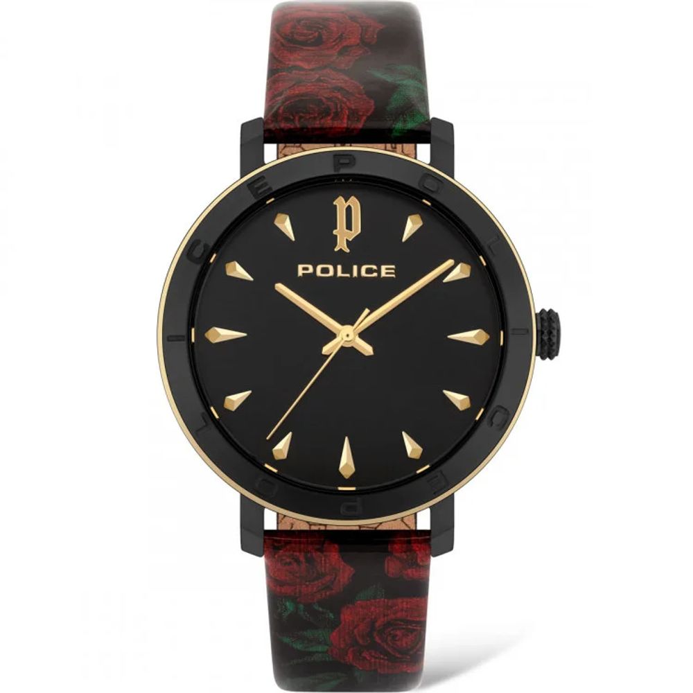 Red Stainless Steel Watch