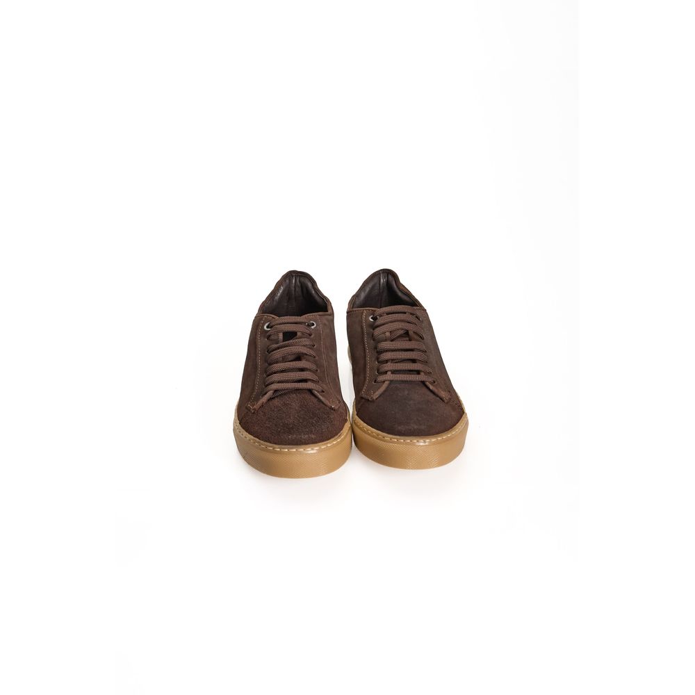 Brown Calfskin Sneaker