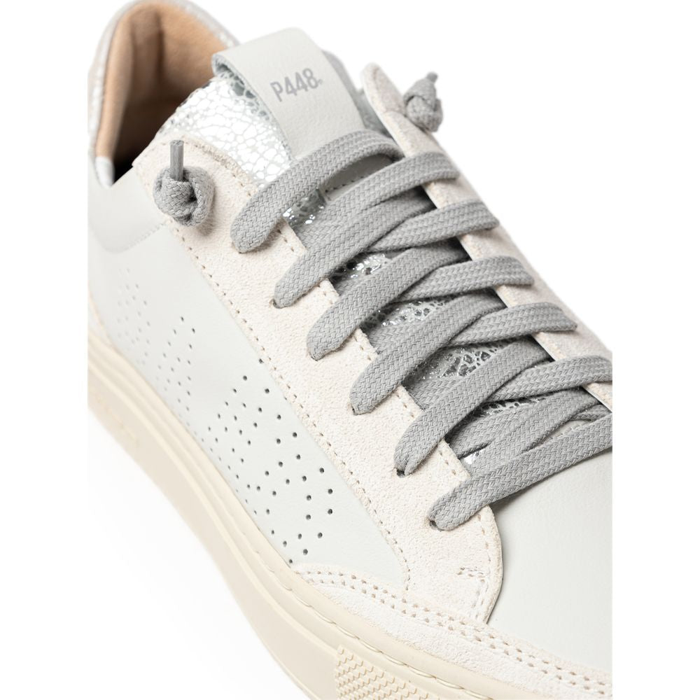 White Leather Sneaker