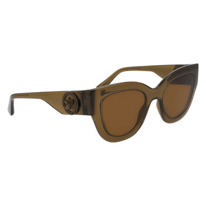 Brown Injected Sunglasses