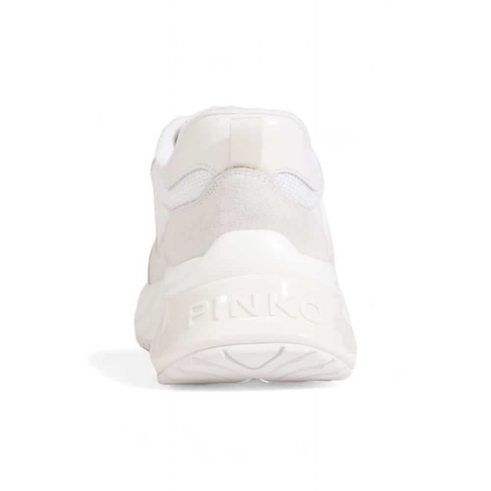 White Fabric Sneaker