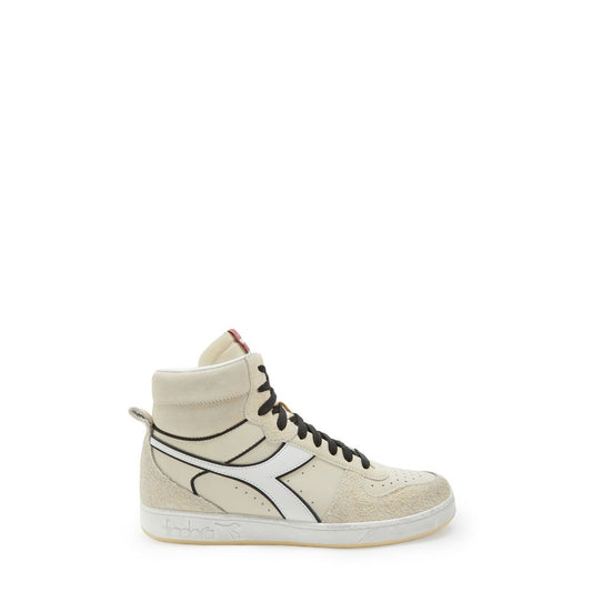 Cream Leather Sneaker