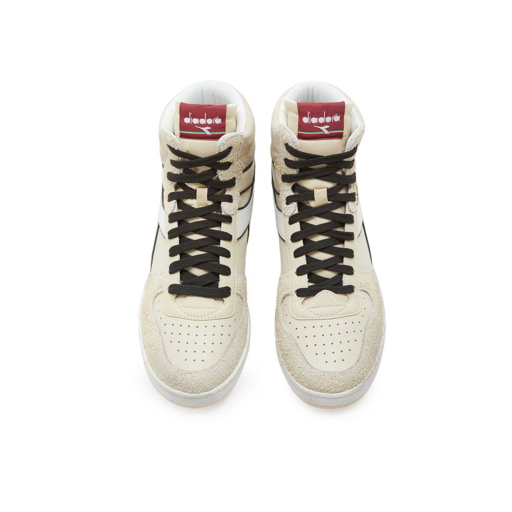 Cream Leather Sneaker