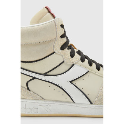 Cream Leather Sneaker