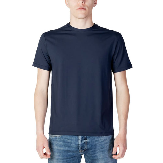 Blue Polyester T-Shirt