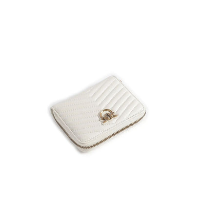 White Leather Wallet