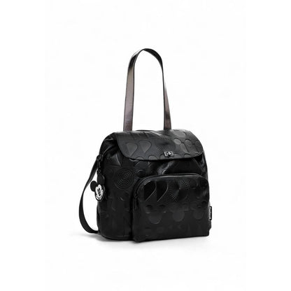 Black Polyethylene Backpack