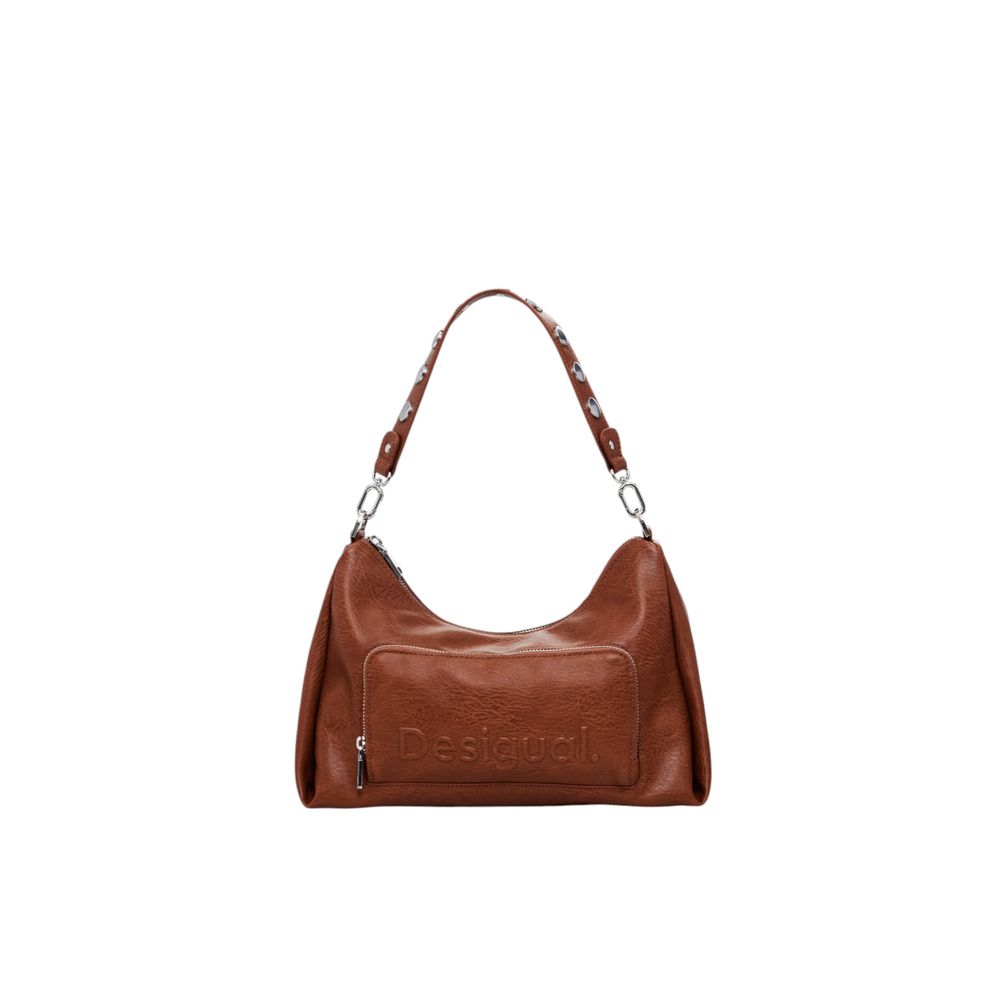 Brown Polyethylene Handbag