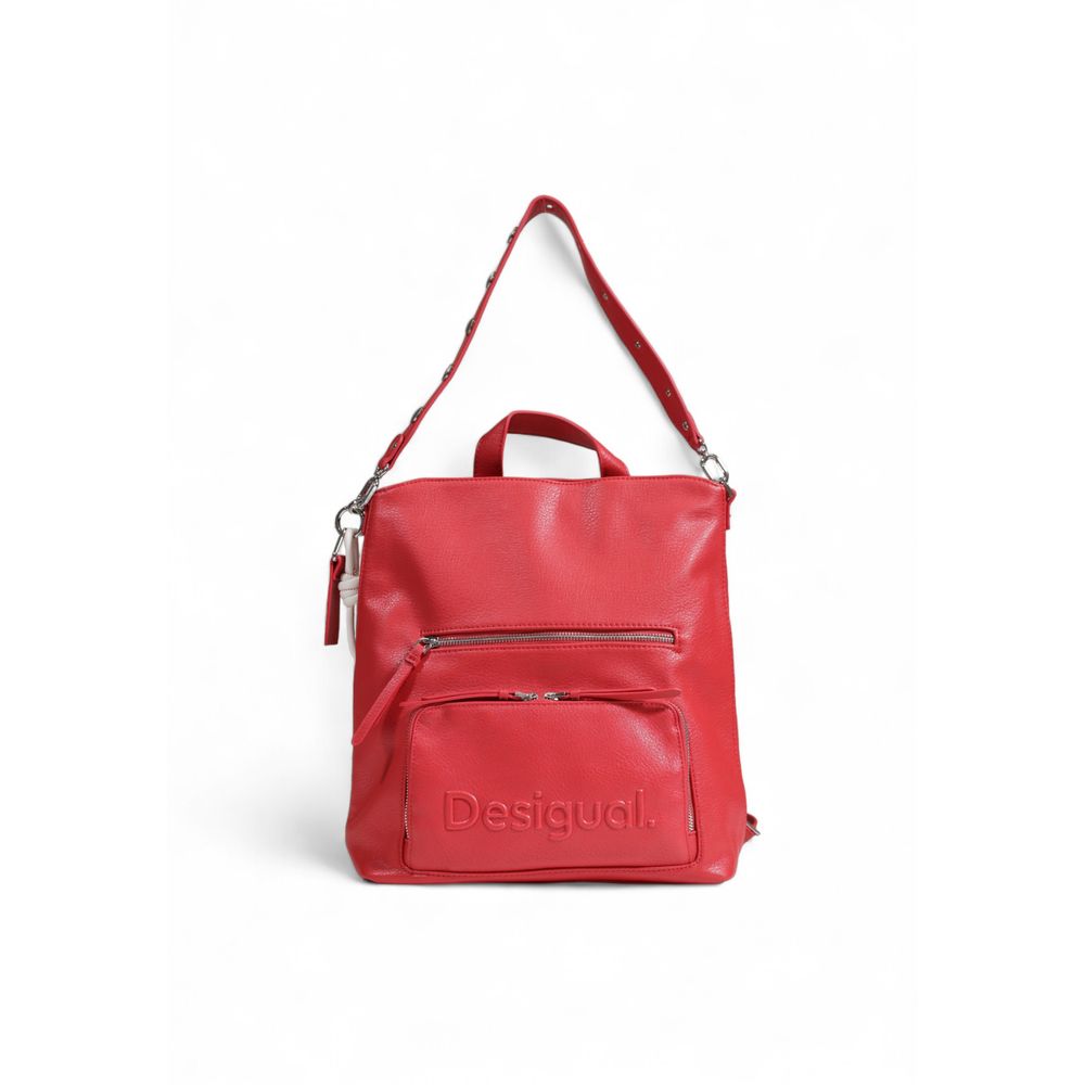 Red Polyethylene Backpack