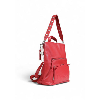 Red Polyethylene Backpack