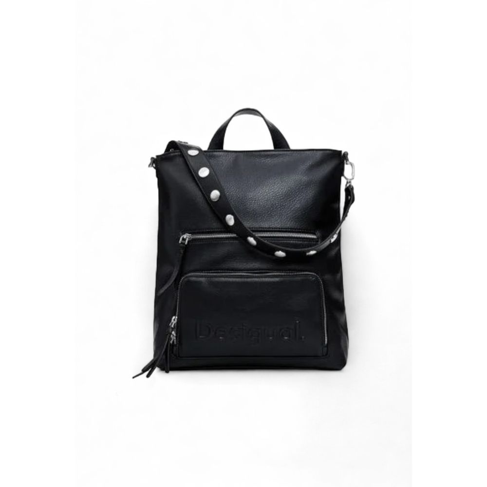 Black Polyethylene Backpack