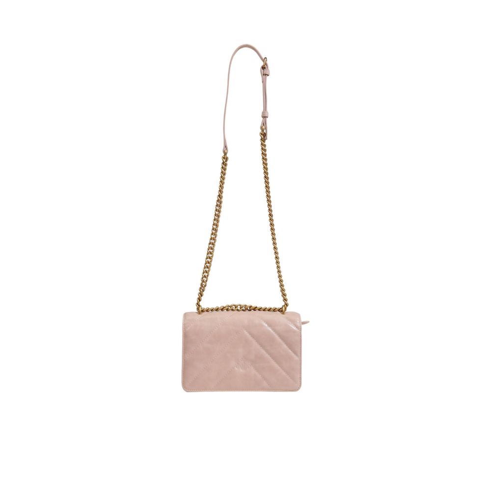 Pink Leather Handbag