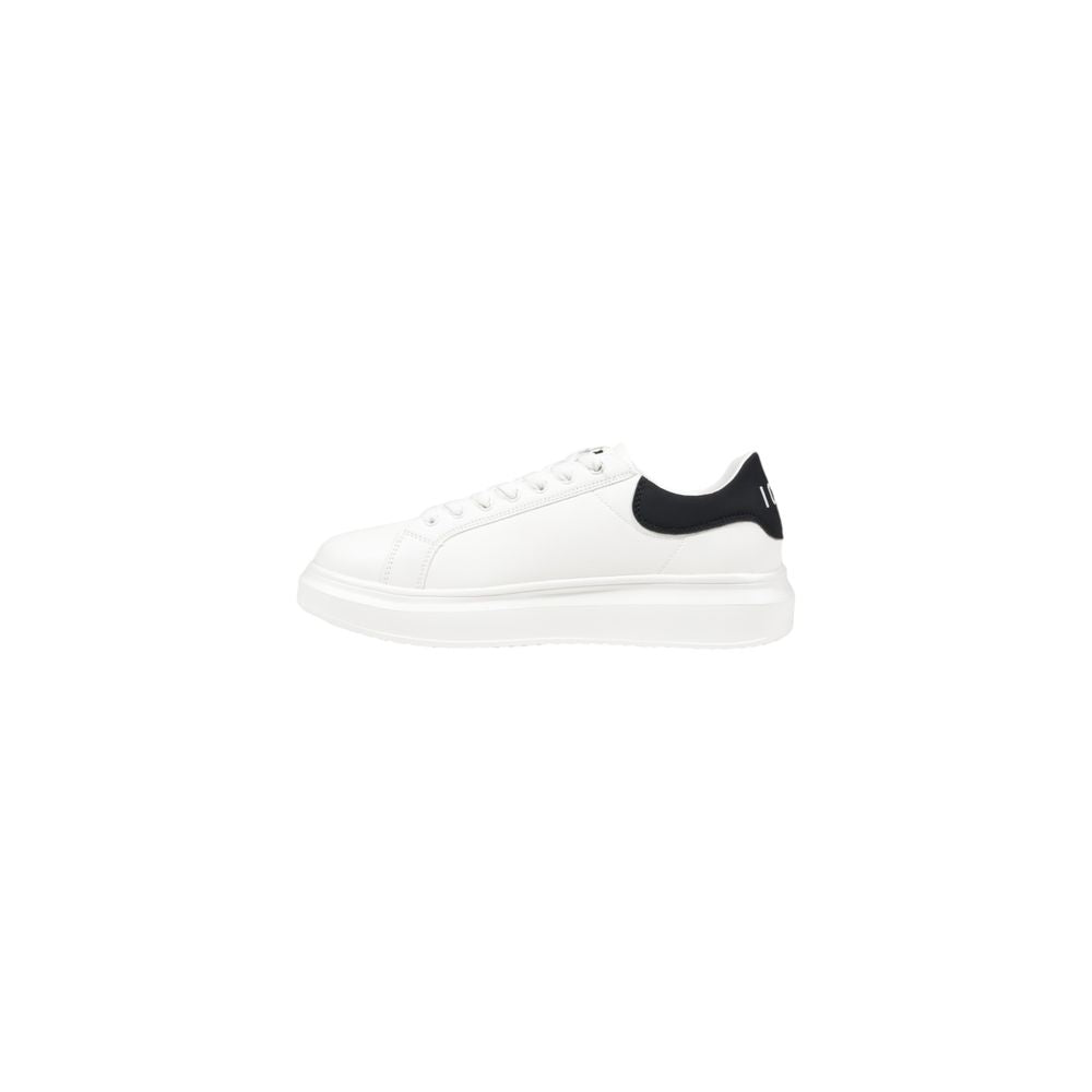 White Fabric Sneaker