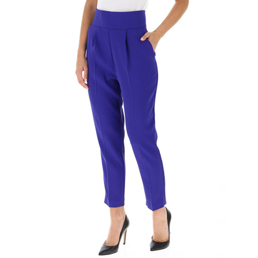 Purple Polyester Jeans & Pant