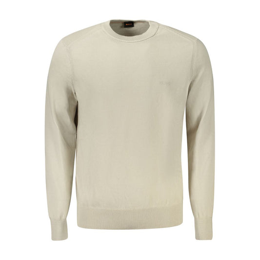 Beige Cotton Sweater