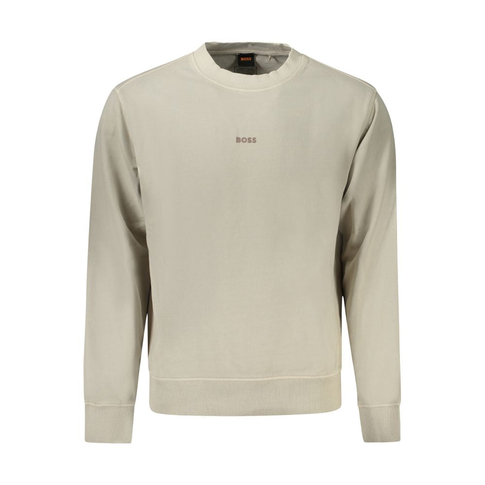 Beige Cotton Sweater