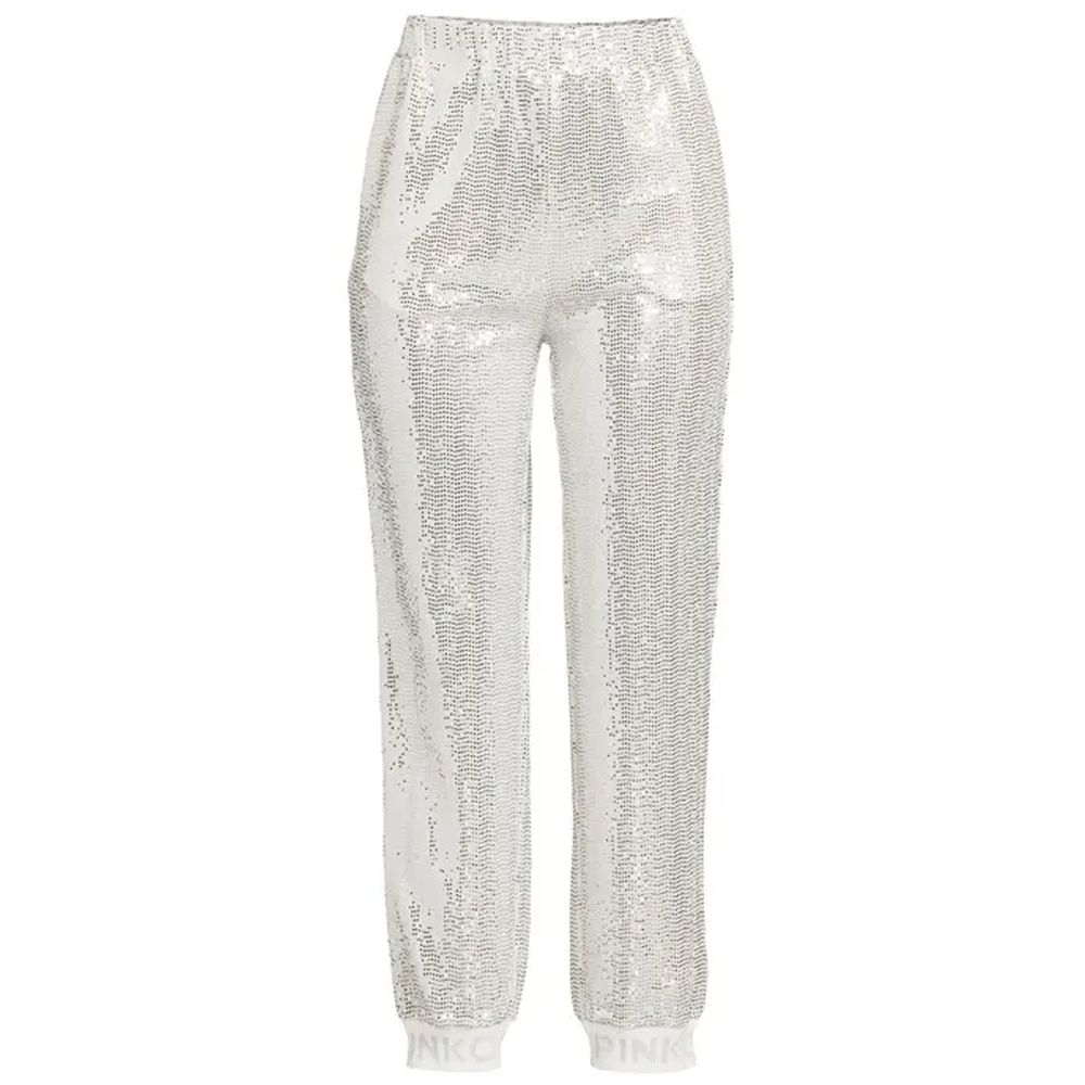 Gray Polyamide Jeans & Pant