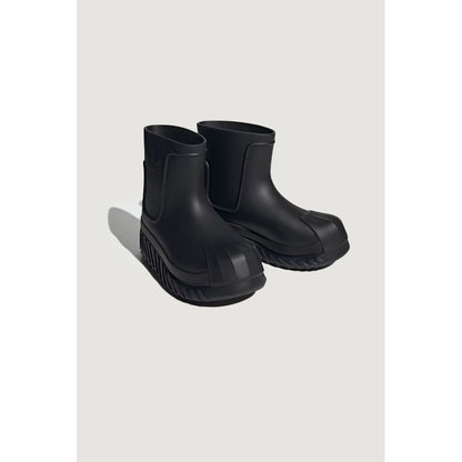 Black Synthetic Material Boot