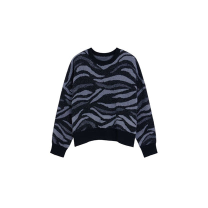 Black Polyester Sweater